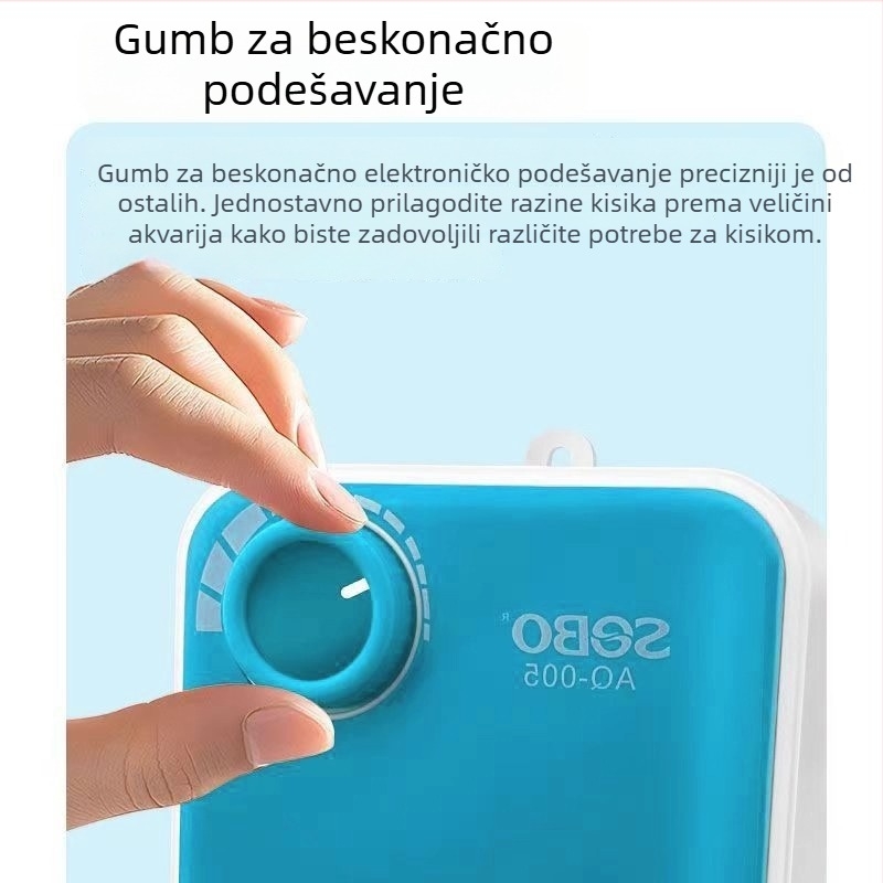 Novi oksigenator za akvarij, kompakta ultra-tihi pumpa za kućnu upotrebu