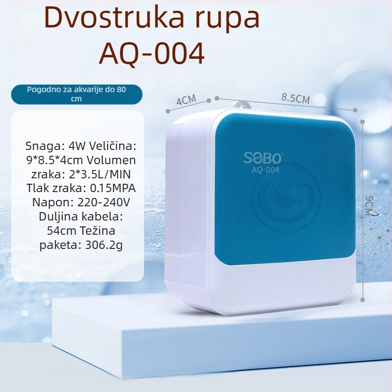 Novi oksigenator za akvarij, kompakta ultra-tihi pumpa za kućnu upotrebu