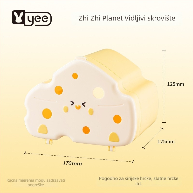 Hamster Planet utočište s prozirnim poklopom – prozirno gnijezdo za ljetnu ukrasu vrta