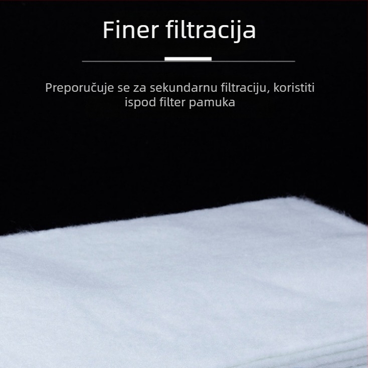Visoko gusto biokemijski filter pamuk za akvarije, bijeli pamuk, uzgoj nitrificirajućih bakterija