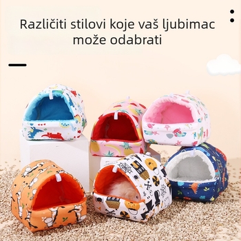 Zimsko toplo gnijezdo za hrčke, hamak za kućne ljubimce i četverosezonski madrac
