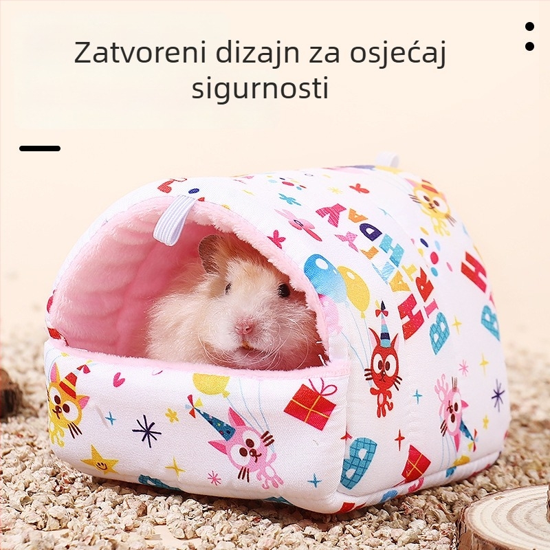 Zimsko toplo gnijezdo za hrčke, hamak za kućne ljubimce i četverosezonski madrac