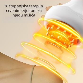 Električni meridijanski masažer – mini prijenosni alat za scraping uz grijanje i vibracijski masažer, za kućnu upotrebu, cupping uređaj za cijelo tijelo