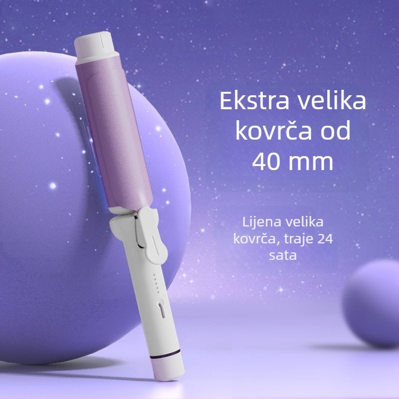 Nova kovrčava pegla promjera 40 mm s unutarnjom stegom za velike valove, pahuljaste vodene kovrče u obliku jaja – jednostavan alat za stiliziranje kose