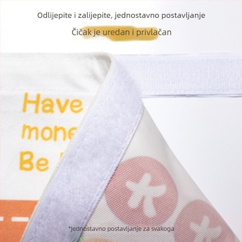Dekorativna platnena zavjesa za kutiju brojila – skriva električni panel i kutiju za razvodnike u dnevnom boravku, kuhinji ili hodniku; jednostavno pričvršćivanje.