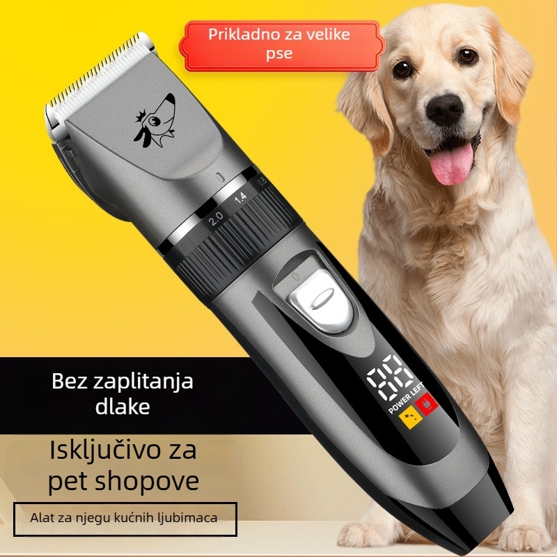 Profesionalni kliper za pse, velike pasmine, snažan i tih električni kliper