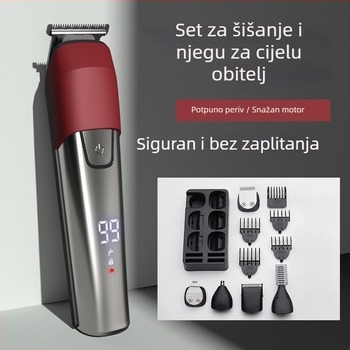 6-u-1 električni kliper i trimer za muškarce – alat za osobnu njegu