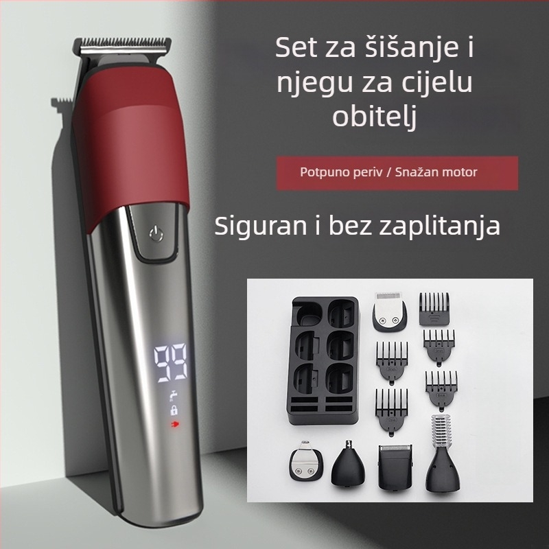 6-u-1 električni kliper i trimer za muškarce – alat za osobnu njegu