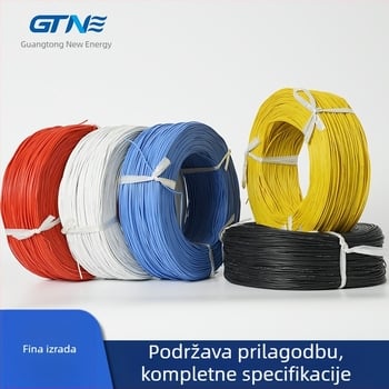 8 AWG Ekstra mekan silikon vodič visoke temperature, plamen-otporan tinirani bakar za skladištenje energije u baterijama