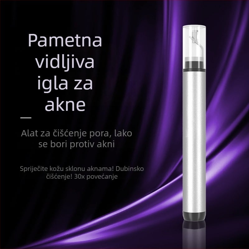 Vidljivi električni čistač crnih točkica s iglom za akne i čišćenjem pora