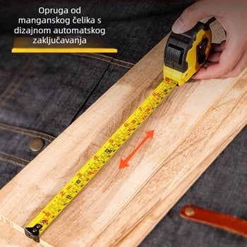Deli DL2705 plastična mjeračka vrpca – visoka preciznost, duljine 5 m i 7,5 m