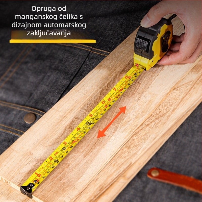 Deli DL2705 plastična mjeračka vrpca – visoka preciznost, duljine 5 m i 7,5 m