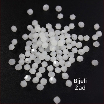 Kristalne staklene perle, labave perle 3/4/5/6/8 mm za izradu nakita