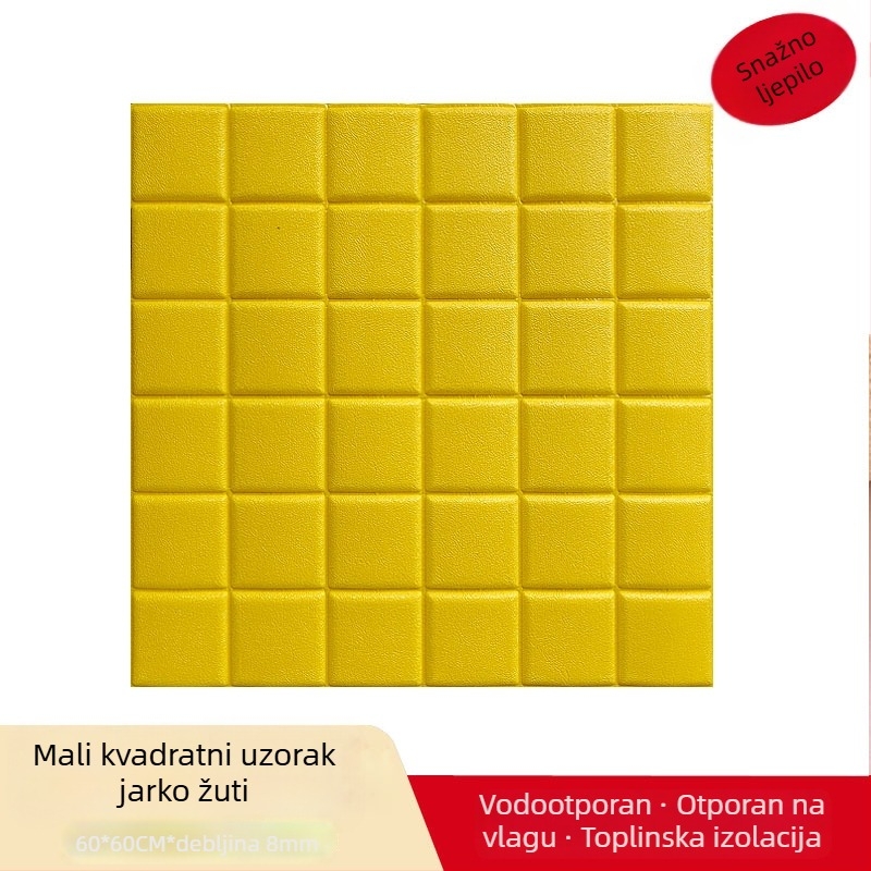 3D zidna naljepnica za dekorativno pozadinsko zidno ploču s uzorkom cigle, vodootporan pjenasti panel za zid, samoljepljiva tapeta, XPE pjena, moderni minimalistički stil