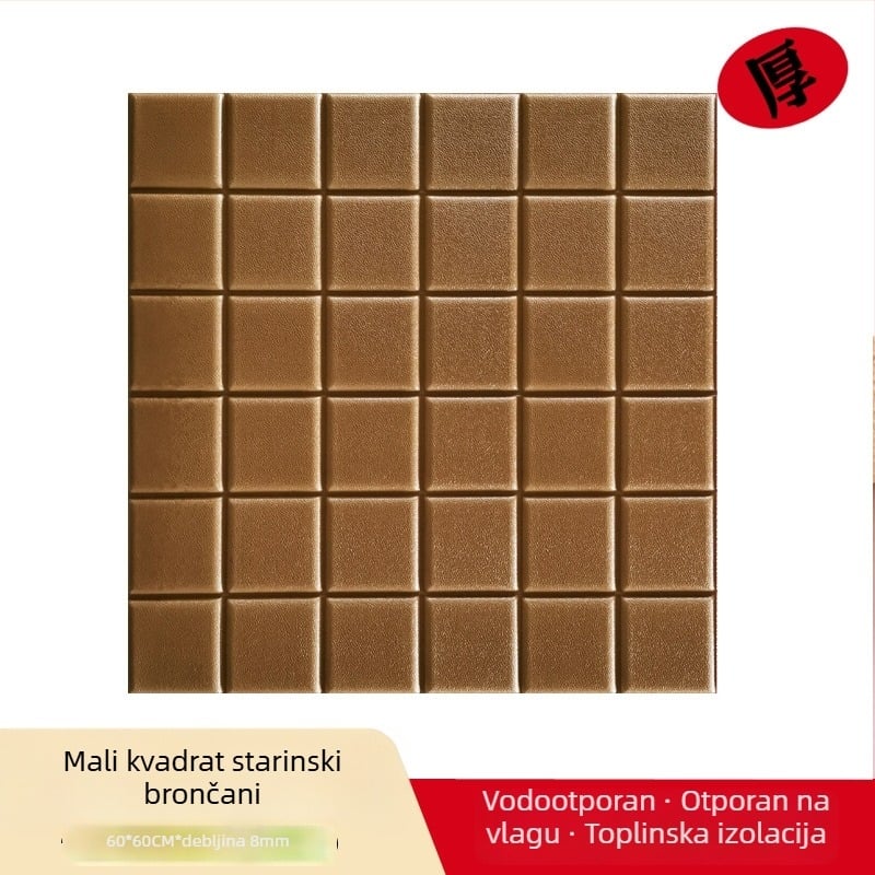 3D zidna naljepnica za dekorativno pozadinsko zidno ploču s uzorkom cigle, vodootporan pjenasti panel za zid, samoljepljiva tapeta, XPE pjena, moderni minimalistički stil
