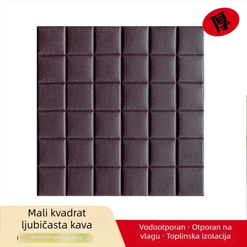 3D zidna naljepnica za dekorativno pozadinsko zidno ploču s uzorkom cigle, vodootporan pjenasti panel za zid, samoljepljiva tapeta, XPE pjena, moderni minimalistički stil