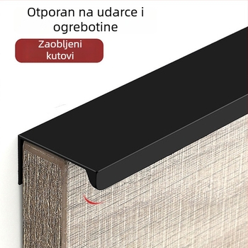 Skrivena ručka za ormariće i garderobe – moderni minimalistički stil, bez bušenja
