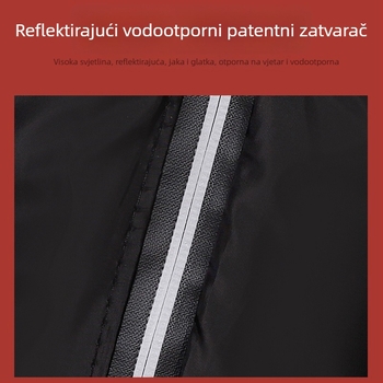 Zimske vodootporne i otporne na vjetar zaštitne navlake za koljena i noge za motocikle i električne bicikle, potpuno pokriće, debela podstava