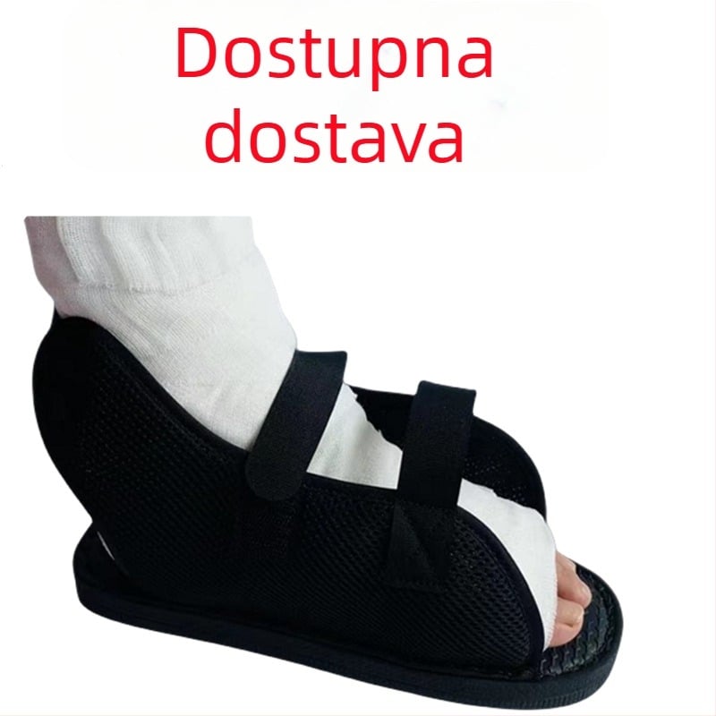 Cipele za oporavak nakon prijeloma s zaštitom prstiju i podrškom za gips
