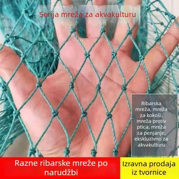 Polietilenske mreže za ribolov i uzgoj riba, podizne mreže, mreže za razdjeljivanje, mreže protiv ptica, mreže za ptice i kokoši, oprema za ribolov različitih veličina