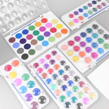 Set solidnih akvarel boja, 12/16/28/36 boja, mini umjetnički pribor