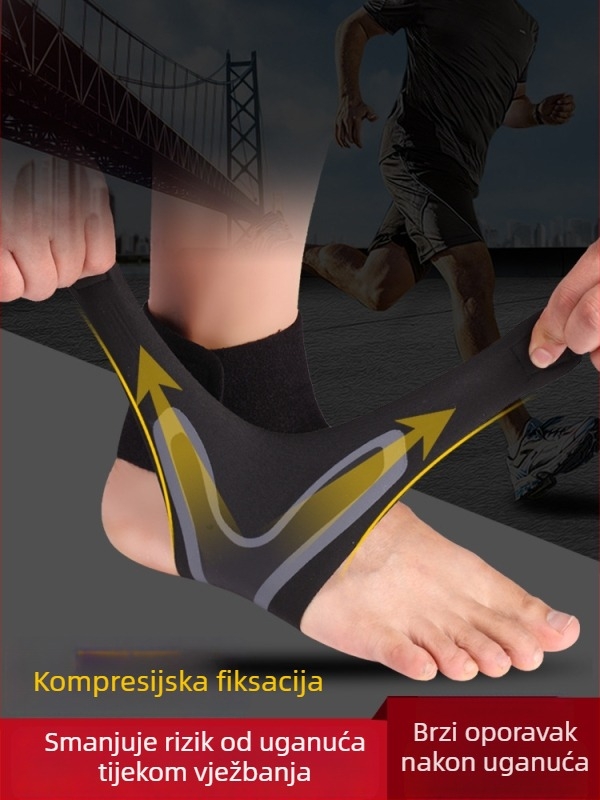 Stabilizator gležnja za sport – podržava rehabilitaciju, stabilizira gležanj; idealan za košarku i trčanje.