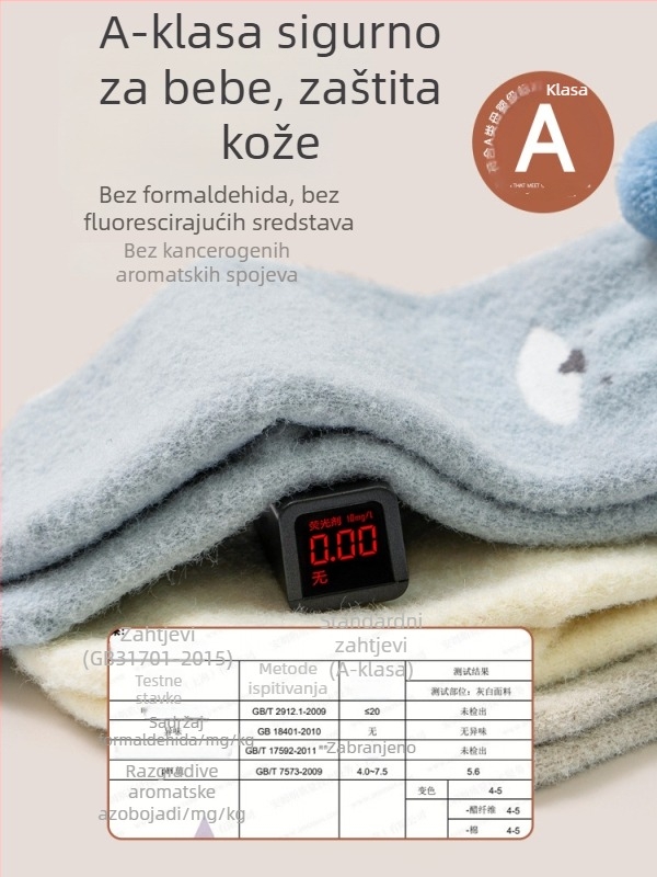 Dječje zimske čarape s flisom, debele i tople, bez šavova, srednje visoke, crtani motiv, unisex