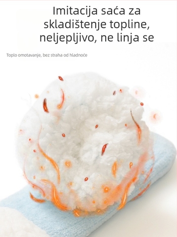 Čarape za novorođenčad, zimi s flisom, debele i tople, bez šavova, opuštena široka manžetna, unisex, duljine do srednjeg lista, za djecu 1–3 godine