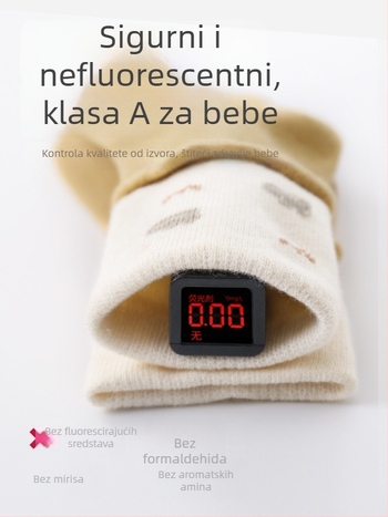Jesenske čarape za bebe s trodimenzionalnim slatkim crtać dizajnom, protuklizne unutarnje čarape za učenje hodanja