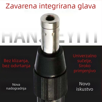 Nerđajući čelik, zavarena jedinstvena glava štapa, debljina stijenke 0,8 mm; višenamjenski štap za branje voća s visine, ribolovna palica i harpun štap.