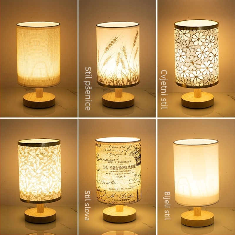 USB stolna lampa s modernim minimalističkim dizajnom, noćna svjetiljka za učenje i spavaću sobu, kreativan poklon, lampica uz krevet