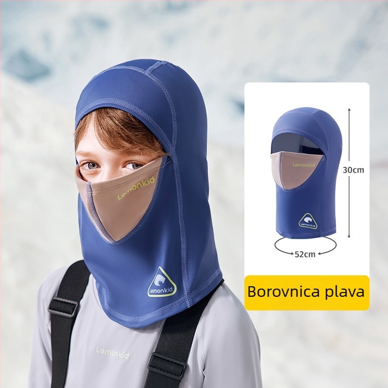 Lemon Baby dječja skijaška balaklava – otporna na vjetar i topla maska za lice za vanjske aktivnosti
