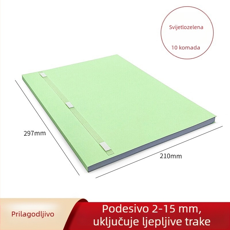 A4 kartonska omotnica u boji, debljine 2–15 mm, tiskana omotnica za povezivanje ponuda, prilagodljiva