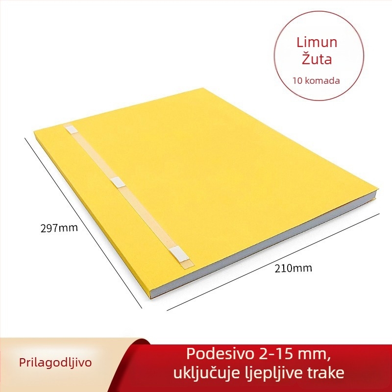 A4 kartonska omotnica u boji, debljine 2–15 mm, tiskana omotnica za povezivanje ponuda, prilagodljiva
