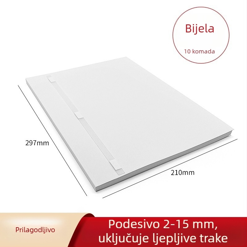 A4 kartonska omotnica u boji, debljine 2–15 mm, tiskana omotnica za povezivanje ponuda, prilagodljiva