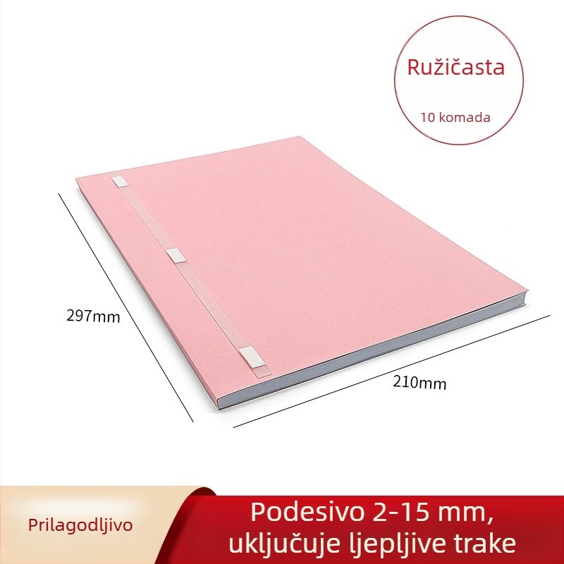 A4 kartonska omotnica u boji, debljine 2–15 mm, tiskana omotnica za povezivanje ponuda, prilagodljiva