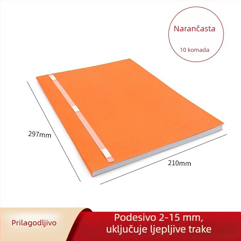 A4 kartonska omotnica u boji, debljine 2–15 mm, tiskana omotnica za povezivanje ponuda, prilagodljiva