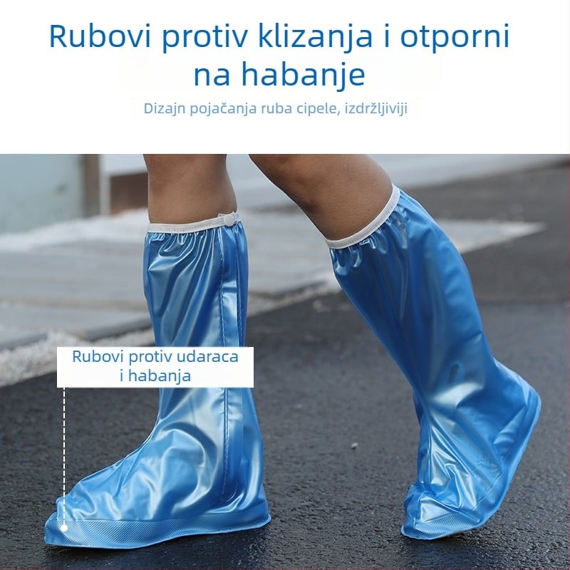 PVC navlaka za cipele s bisernim sjajem, visoko krojena, vodootporna i otporna na prljavštinu, unisex, za planinarenje i posjete znamenitostima