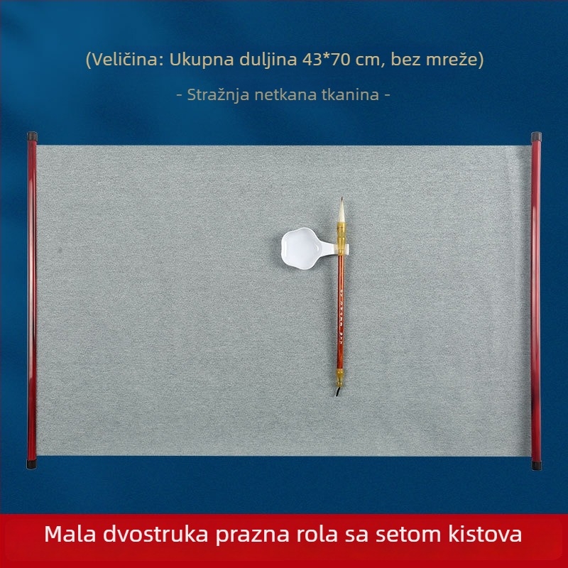 Set kaligrafije za početnike s platnom za mokro pisanje, netkani materijal, rolna s uzorkom riže