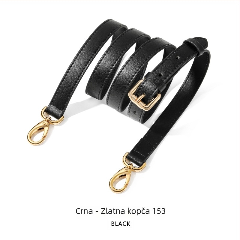 Mahuangshi MHS-A-28 kožni kaiš za ramena, podesivi, zamjenski široki kaiš za crossbody torbu, jednobojna