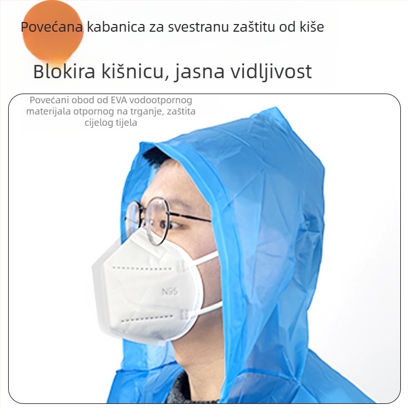 EVA dvodijelni kišni kaput za odrasle, za motocikle i električna vozila