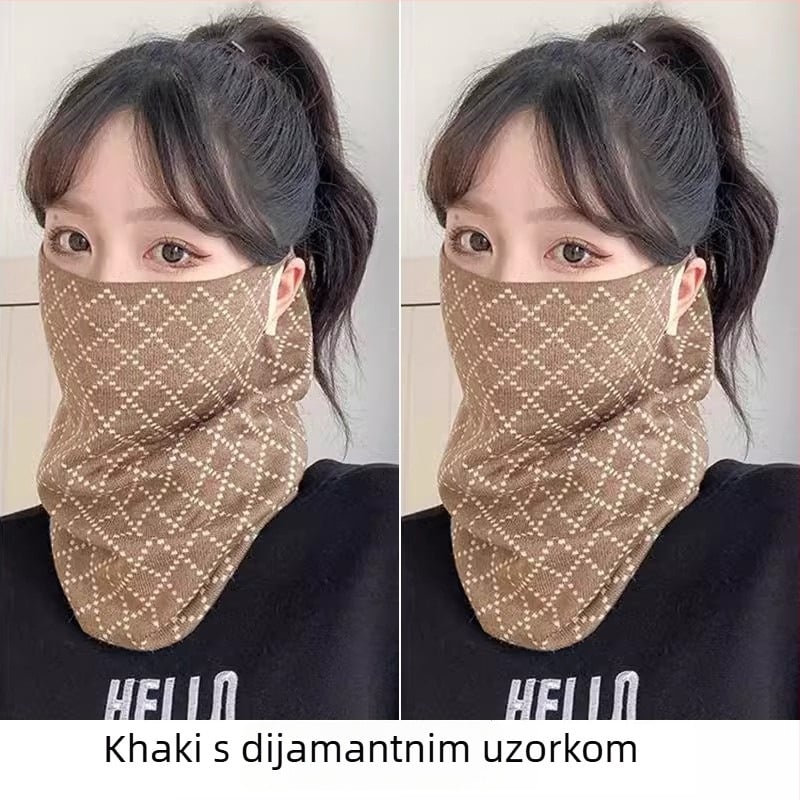 Nova univerzalna maska za uši za jesen i zimu, žena, višenamjenska šalica za vrat za vožnju biciklom, korejskog stila