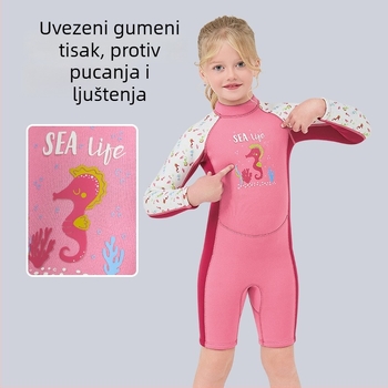 24 novih dječjih jednodjelnih neopren kombinezona debljine 2.5 mm za ronjenje i šnorkanje, topli, izdržljivi, s karikaturalnim uzorkom