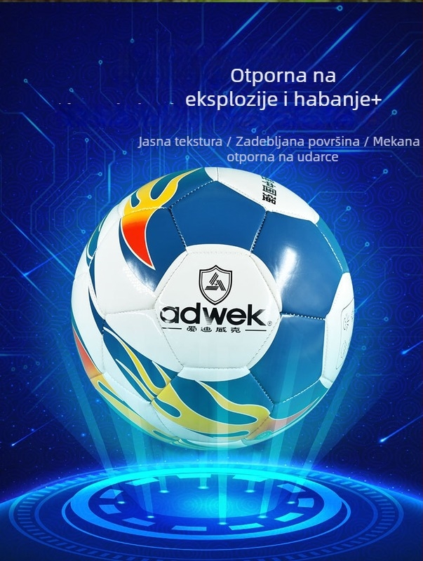 Adwek nogomet za trening, model 345, šivano strojem