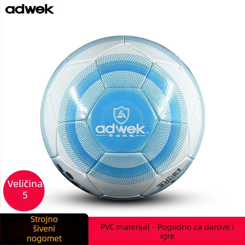 Adwek nogomet za trening, model 345, šivano strojem