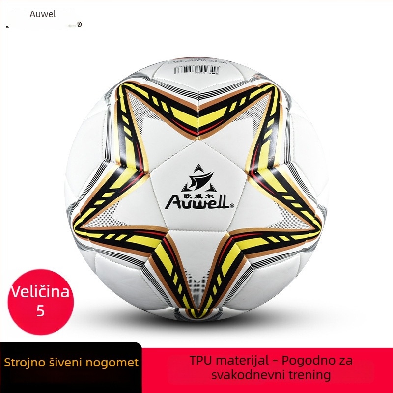 Adwek nogomet za trening, model 345, šivano strojem