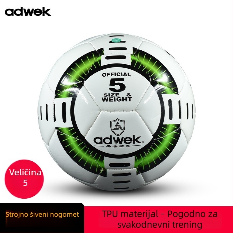 Adwek nogomet za trening, model 345, šivano strojem