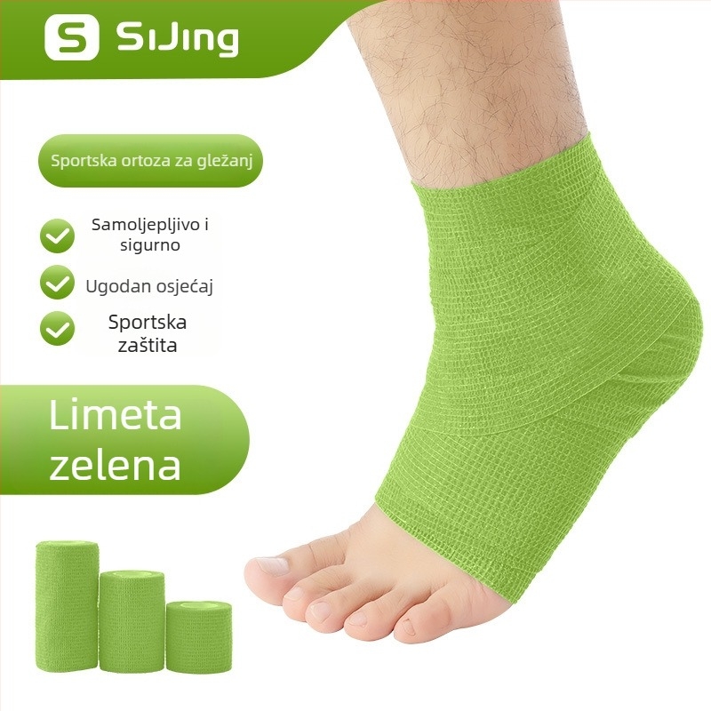 Elastični sportski zavoj za sprječavanje uganuća gležnja i fiksaciju stopala, samoljepljiva gaža za nogomet