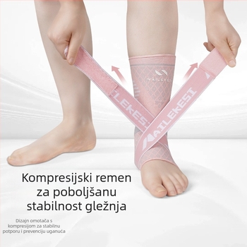 Ženski profesionalni zaštitnik gležnja za sport, prozračna potpora za trčanje, nogomet i košarku.