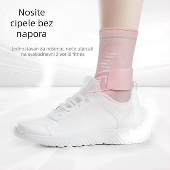 Ženski profesionalni zaštitnik gležnja za sport, prozračna potpora za trčanje, nogomet i košarku.